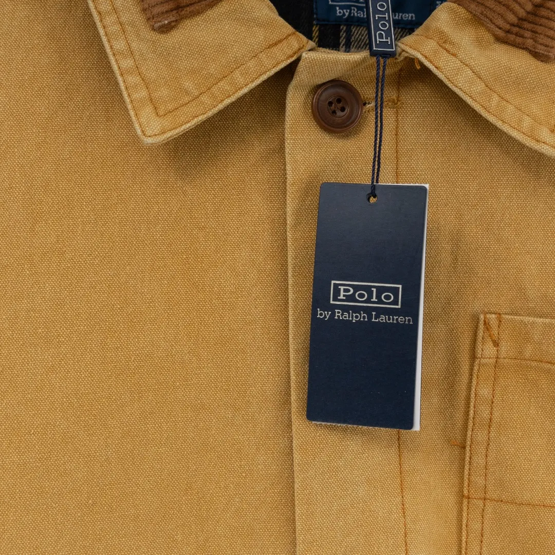 P640 top version (difference in currency) You can scan the code to enter the official website Style: Ralph Lauren POLO Ralph Lauren original open-mold Barn style heavy-duty washed and distressed second-hand jacket Color: picture color Size: M-XXL Fabric: denim canvas Accessories: a full set of customized accessories No gender distinction, the same style for men and women